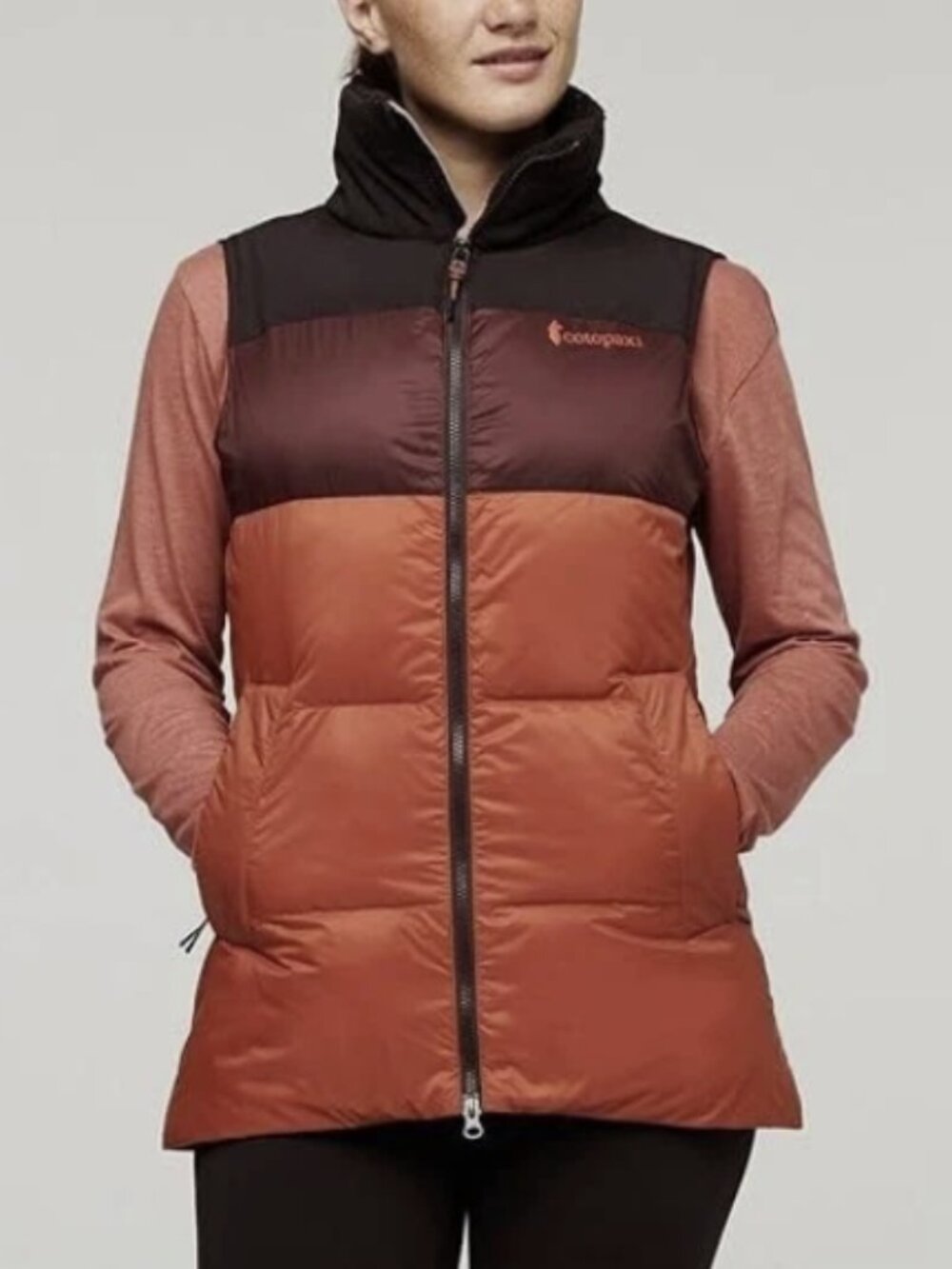 Cotopaxi Solazo Down Puffer Vest Cavern & Spice Size Small